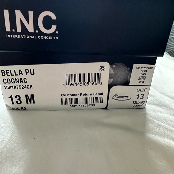 NWT Cognac Little Kid Size 13 Ballet Flat - Picture 3 of 3